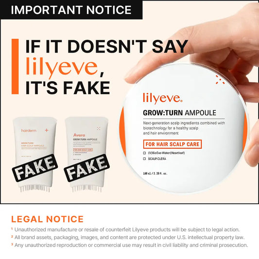 Lilyeve Growturn Hair Growth Serum with Built in Brush for Hair Growth & Thickening Thicker Stronger Hair Strengthening Hair